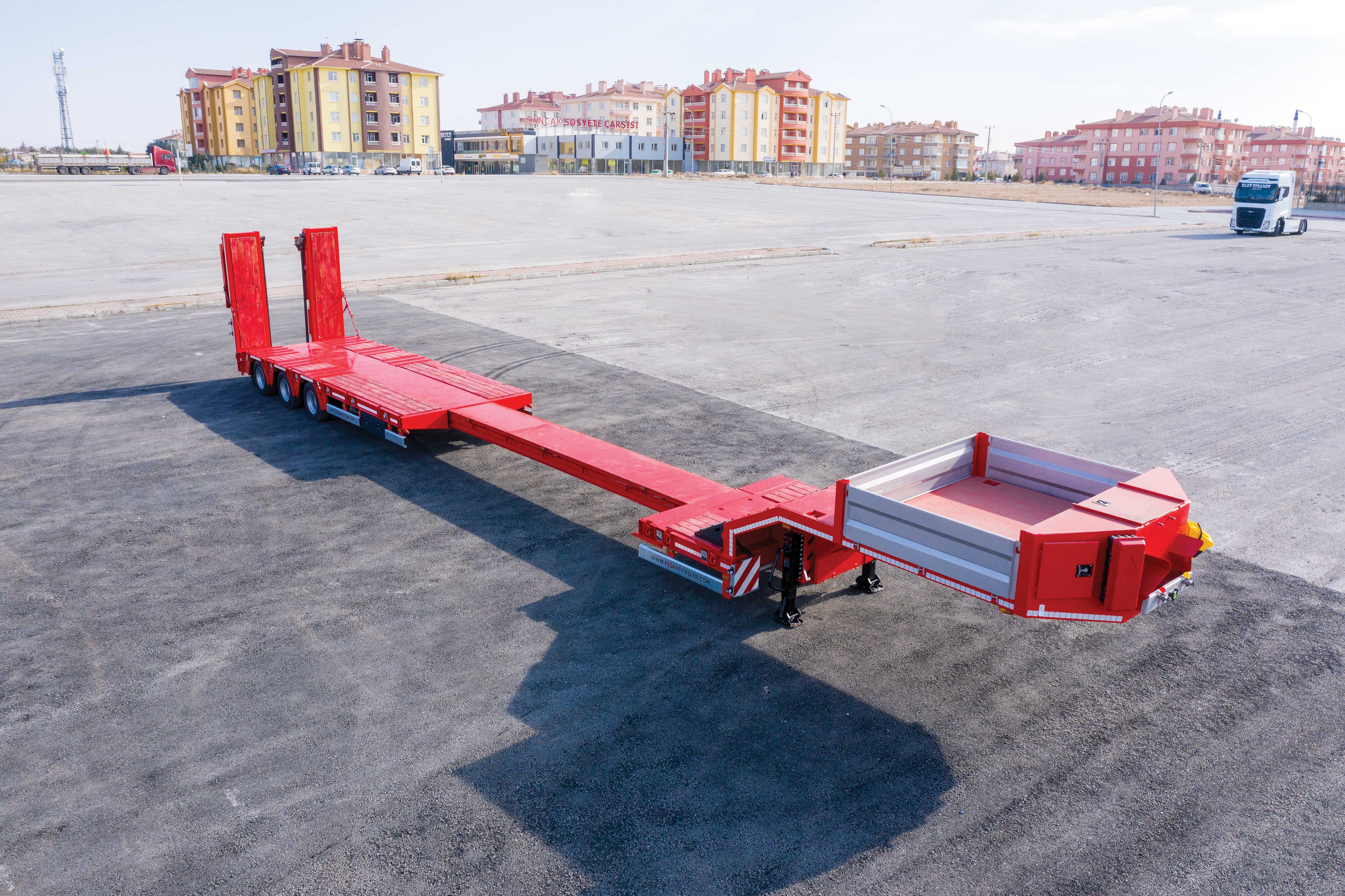 3 Dingilli Uzayabilir Lowbed 